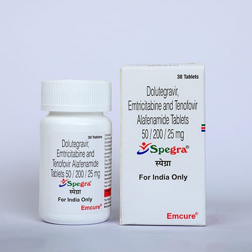 Spegra PEP tablet bottle HIV medication