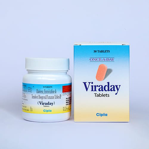 Viraday Tablet 300mg Emtricitabine Tenofovir Efavirenz