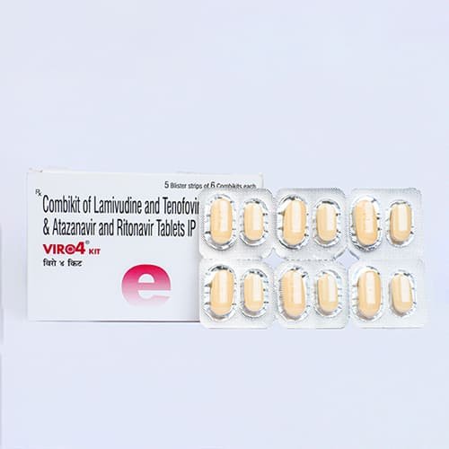 Viro 4 Kit – Tenofovir Atazanavir HIV ART Tablet