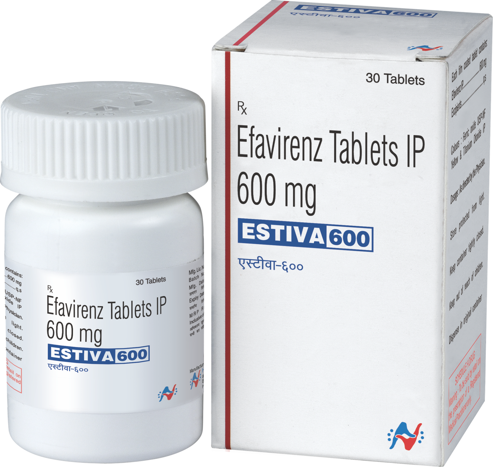 Estiva 600mg Tablet - HIV Medicine - TAAL+ Healthcare
